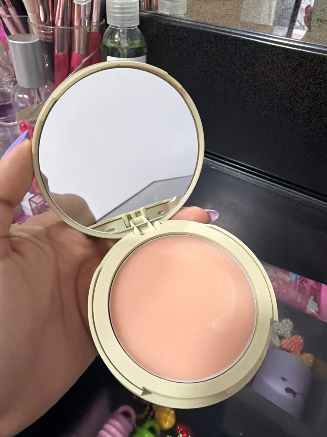 Customer photo review of POLVO EN GEL MATIFICANTE
