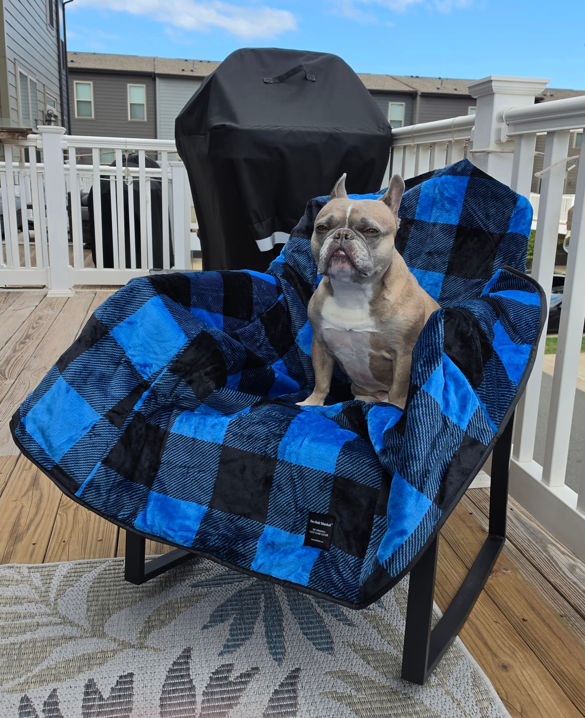 Customer photo review of The Chair Blanket