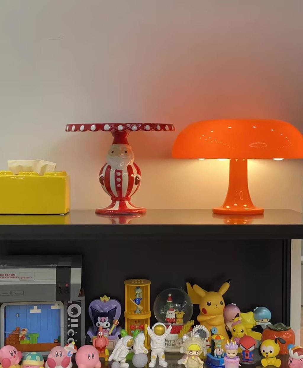 Customer photo review of Table Lamp, Mushroom-Shaped Polycarbonate Body, Plug In, 32 cm