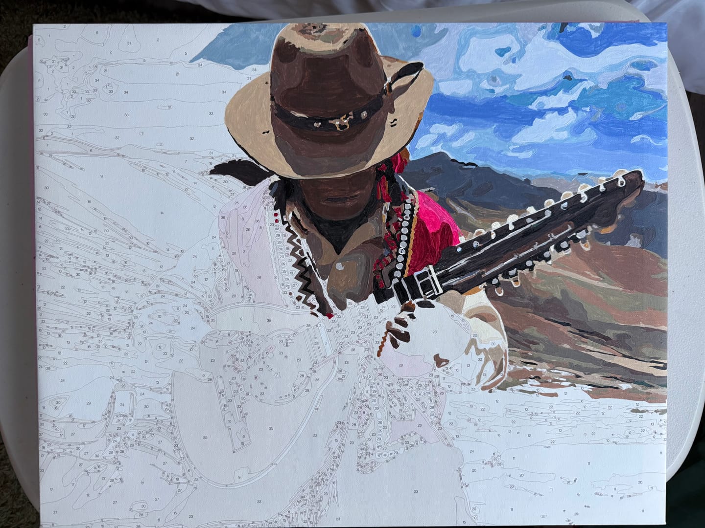 Customer photo review of Custom Kit | Paint by Numbers