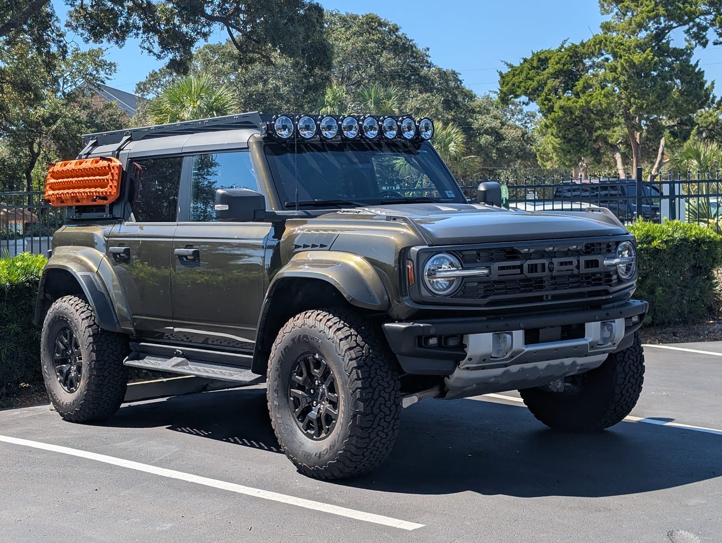 Customer photo review of KC light bar mount
