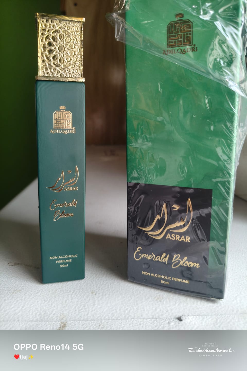 Customer photo review of Asrar Emerald Bloom Non Alcoholic Perfume Spray 50ml