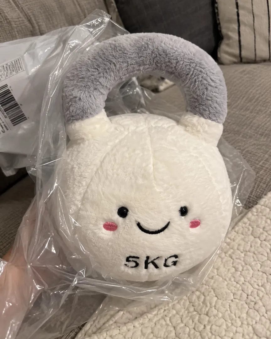 Customer photo review of Cute Kettlebell Plush