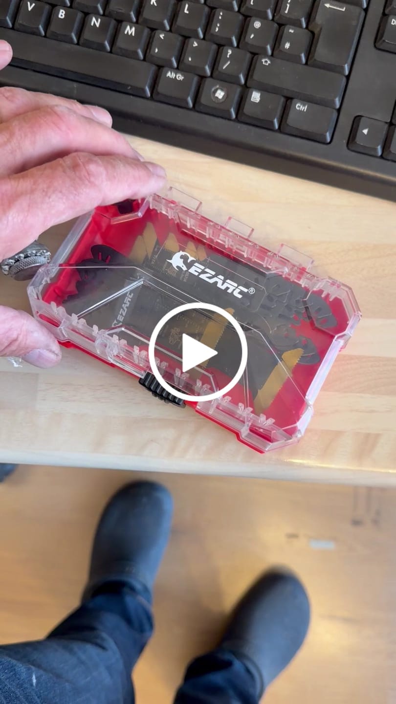 Customer video review of Titanium Oscillating Blade for Metal, Wood Nails, Screws Cutting, Plastic