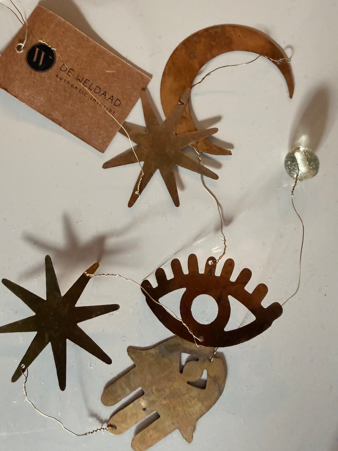 Customer photo review of Garland moon with stars