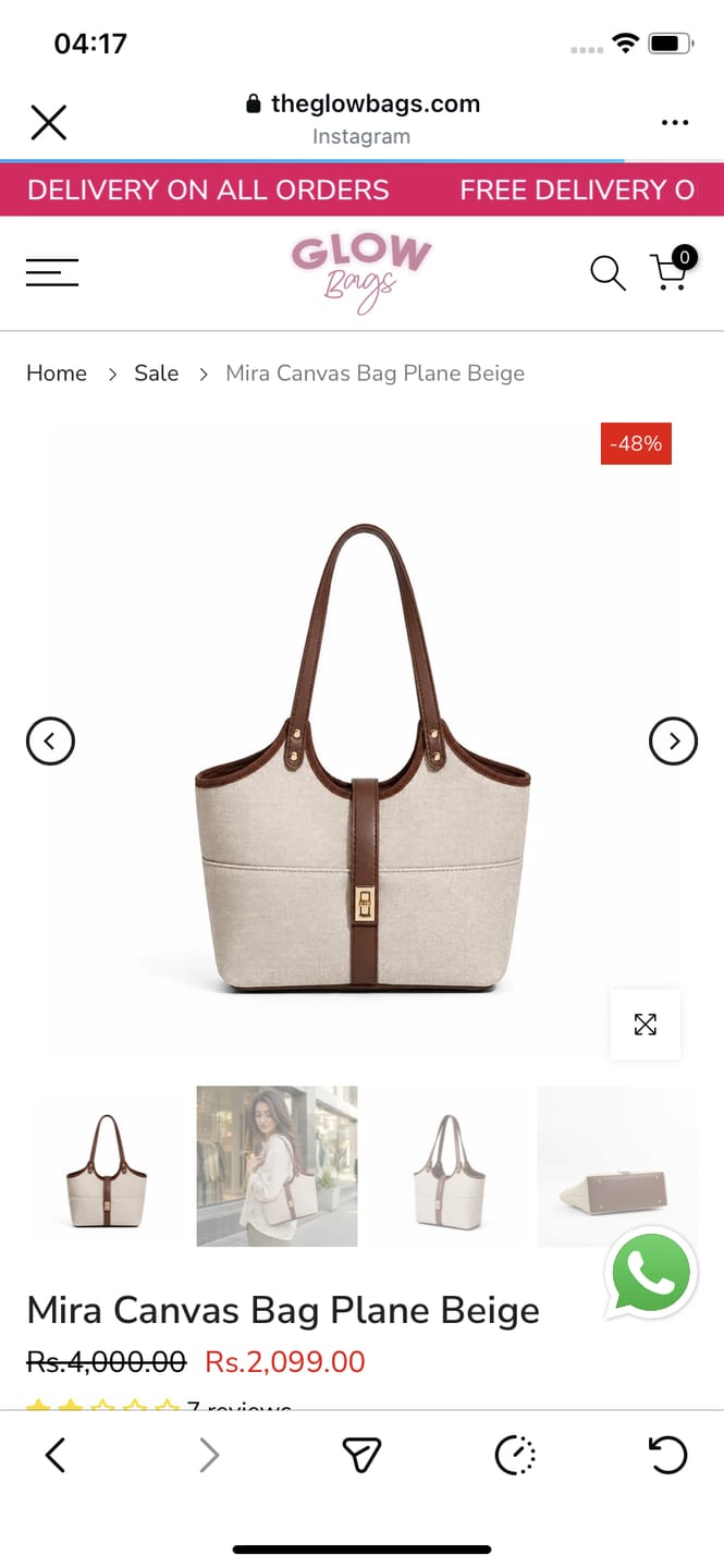 Customer photo review of BELLA 1PC- BEIGE & BLACK