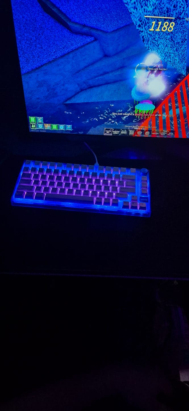 Customer photo review of Wraith W75 V2 Klavye (Manyetik Switch / HE)