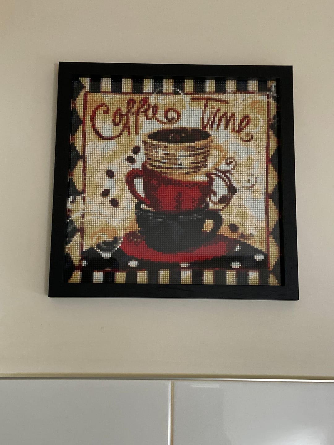 Customer photo review of New Hot Sale Coffee Cup Home Decor Full Drill - 5D Diy Diamond Painting Kits VM09860