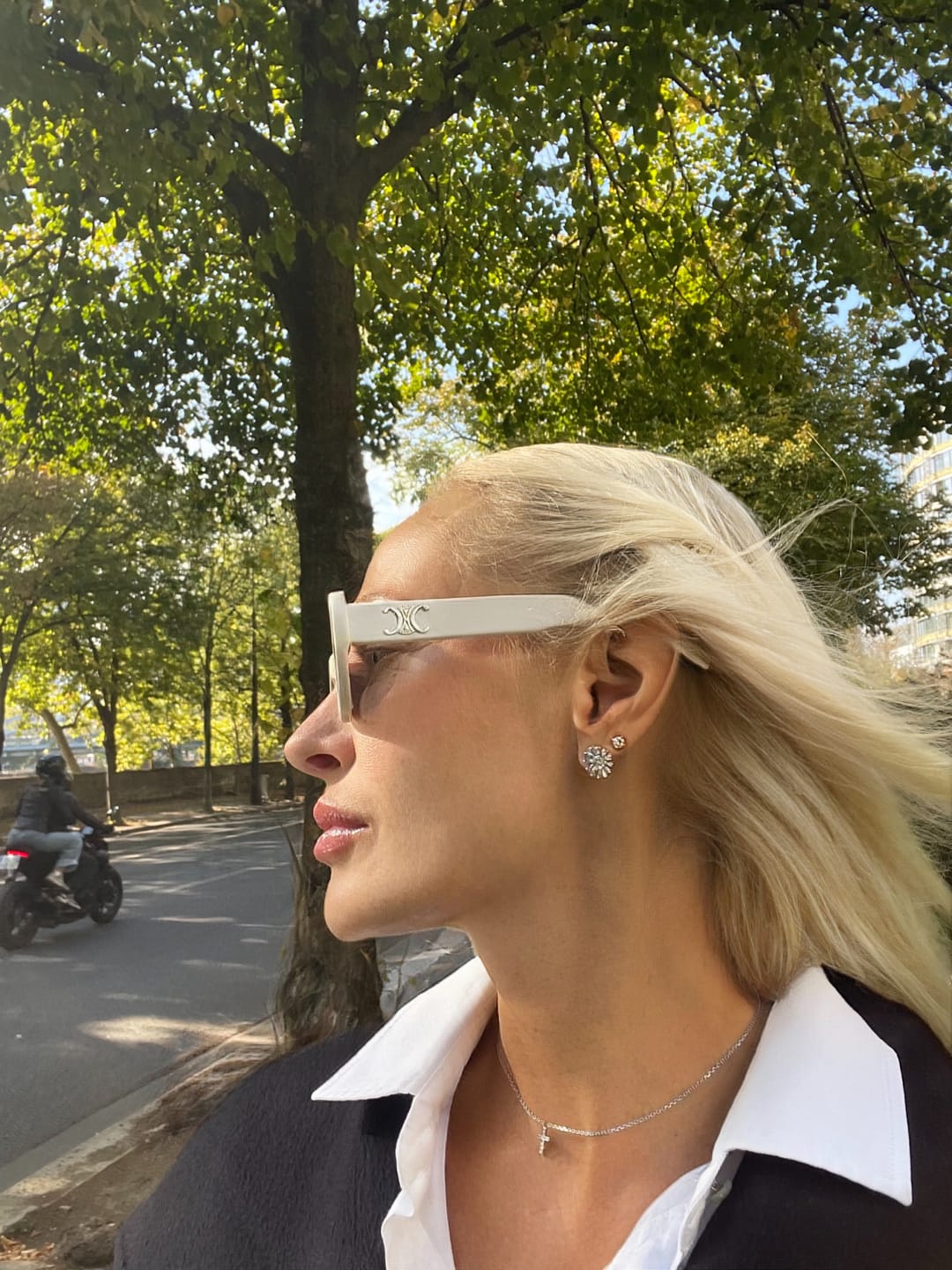 Customer photo review of TRIOMPHE SUNGLASSES CL40194 IN ACETATE