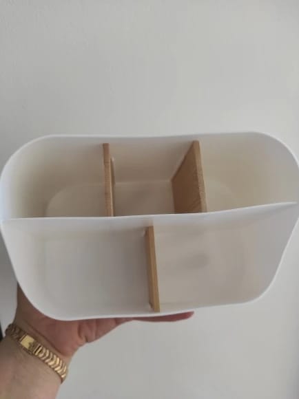 Customer photo review of Divided Makeup Organizer