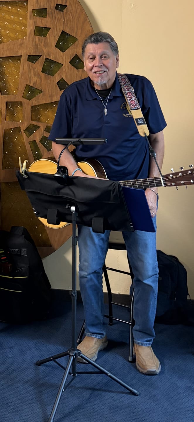 Customer photo review of Troubadour | Portable Music Stand