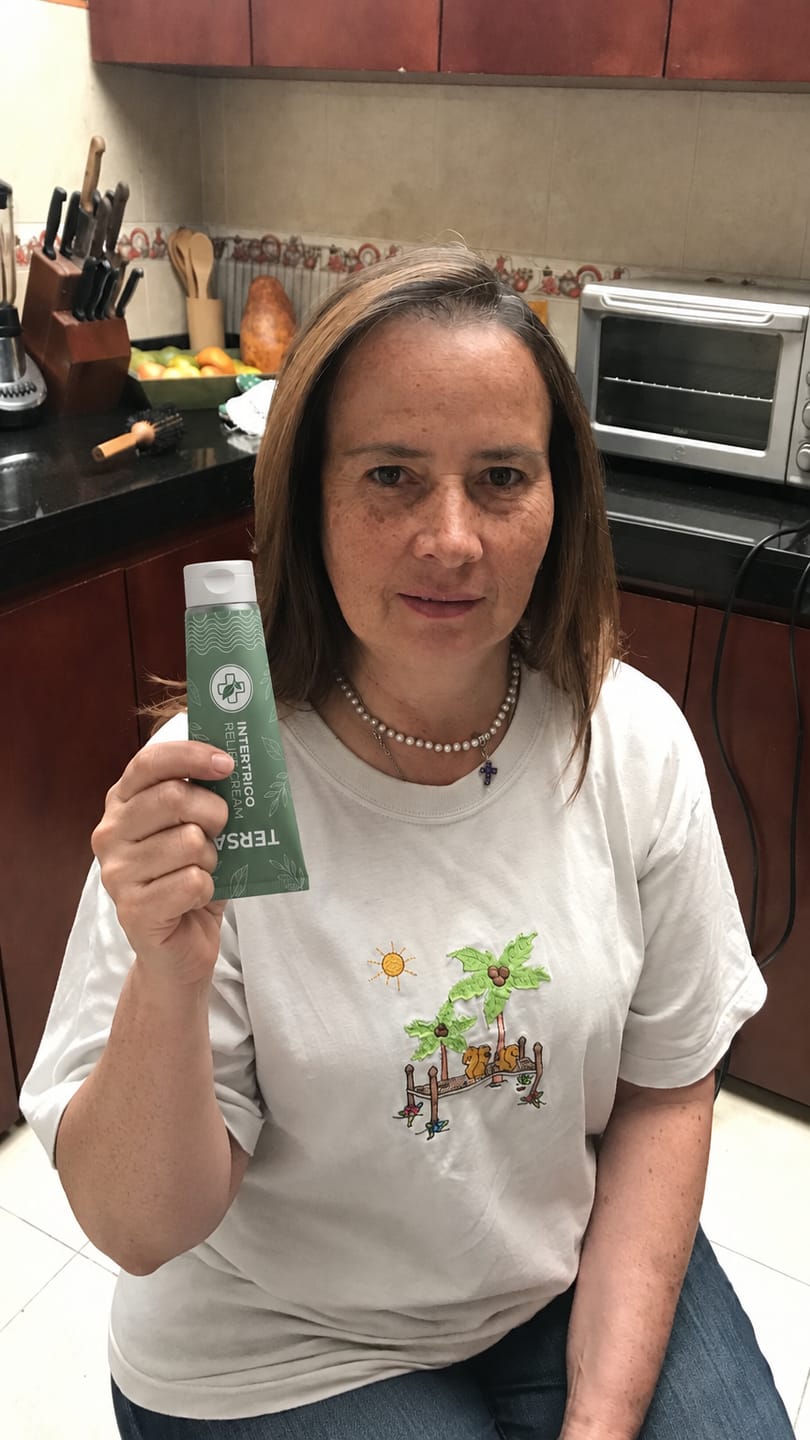 Customer photo review of Crema para pliegues
