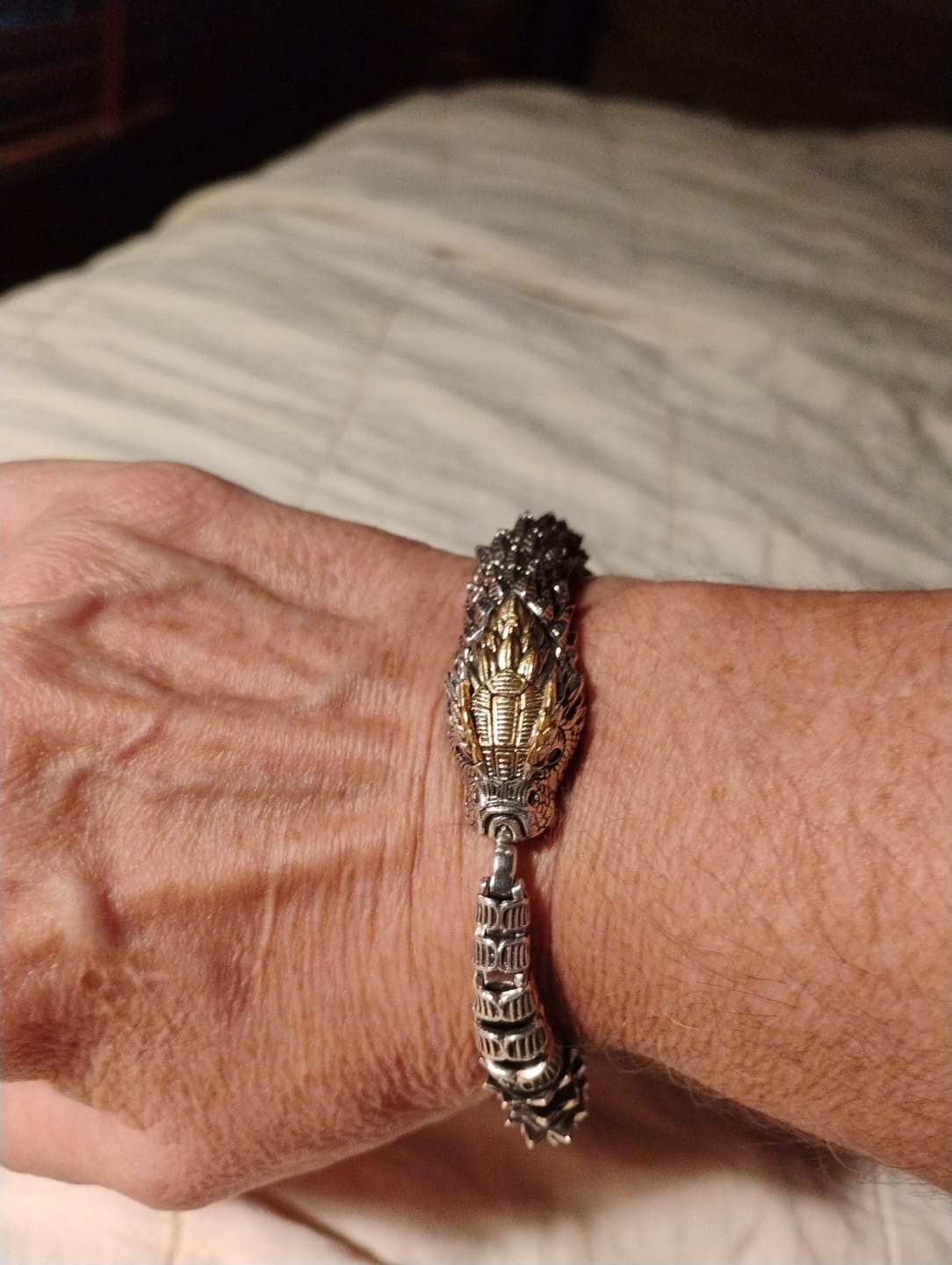Customer photo review of Jörmungandr - The World Serpent Bracelet