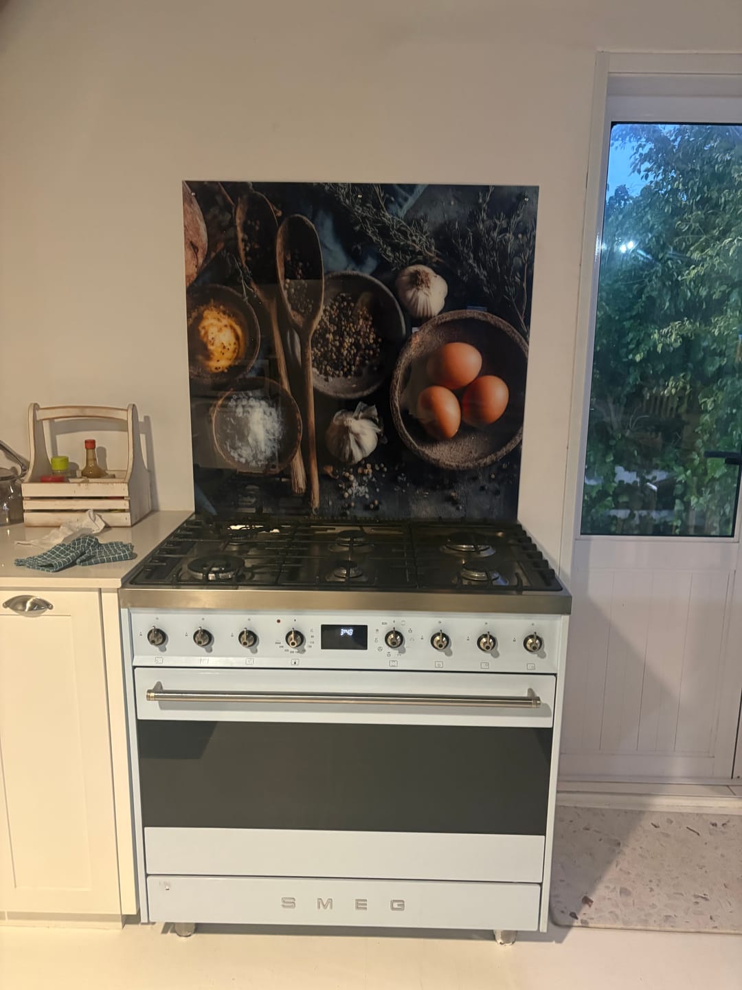 Customer photo review of Vegetable |  Splash-back | Perspex Only