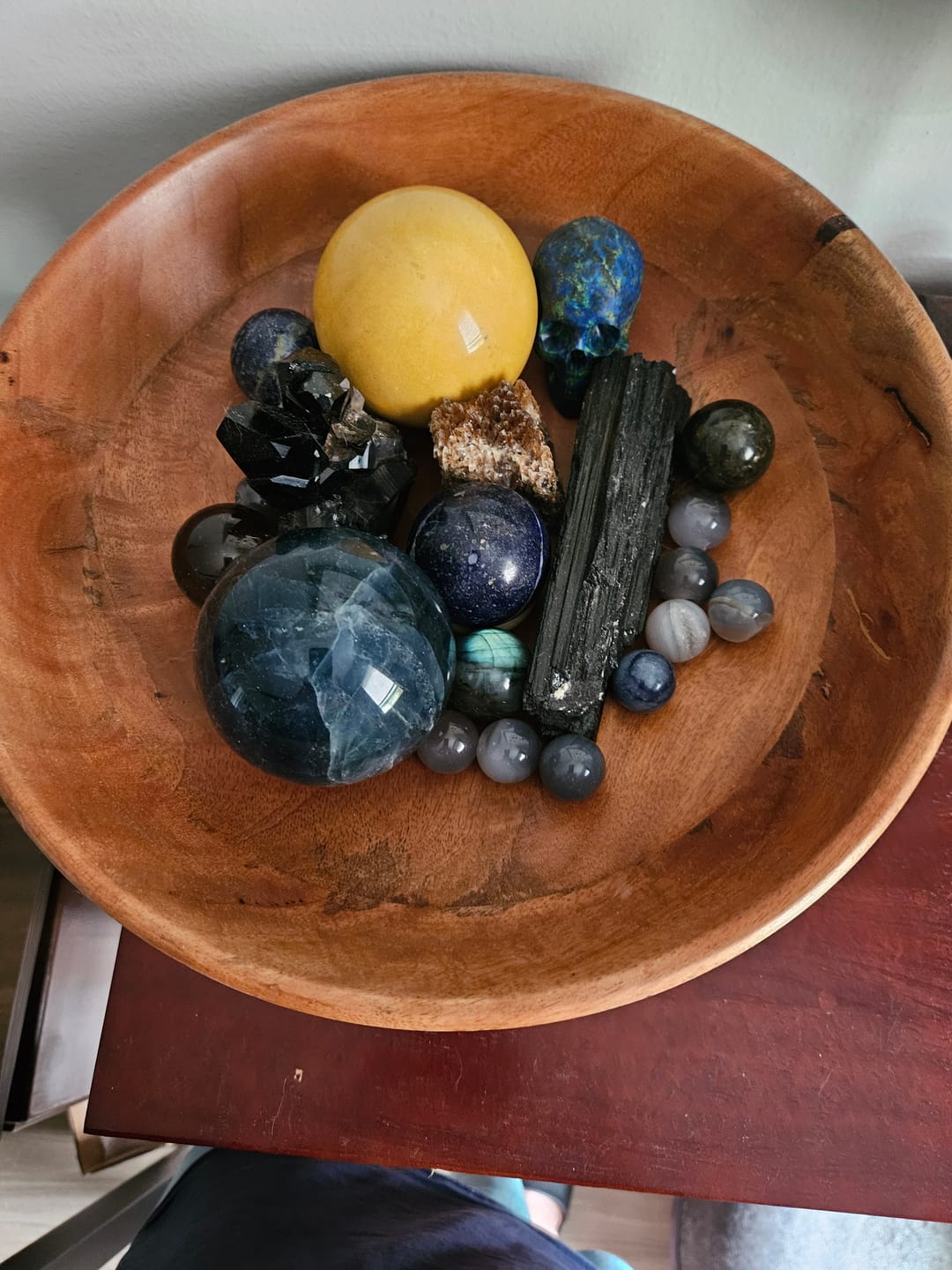 Customer photo review of Natural Crystal Agate Mini Sphere