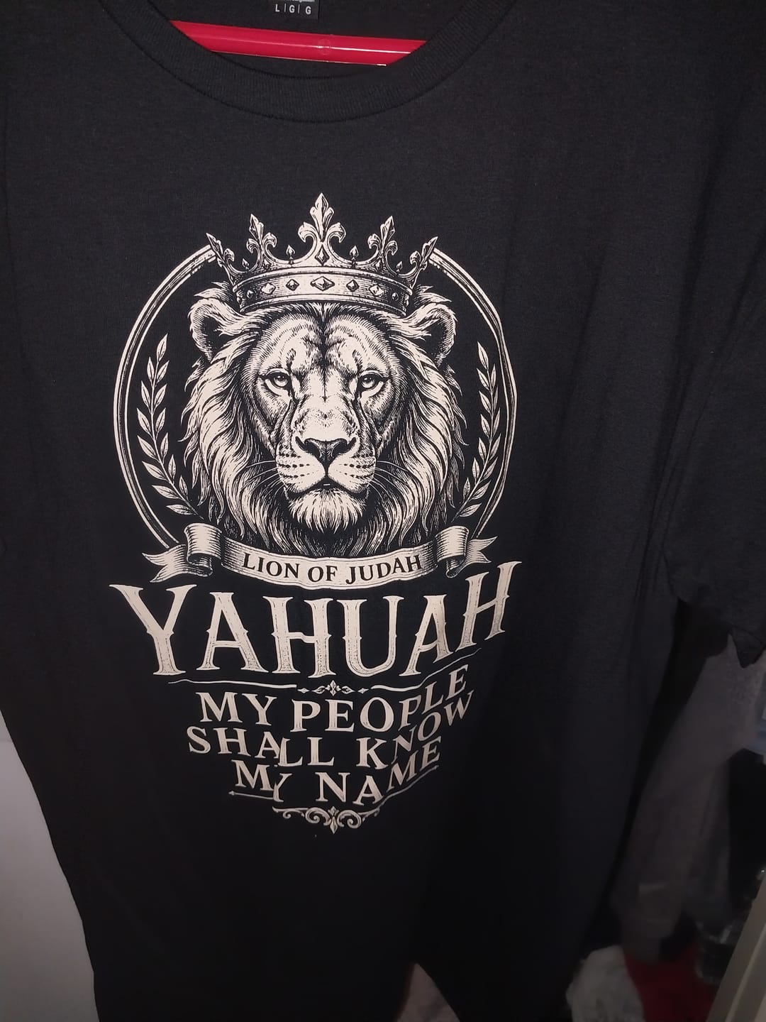 Customer photo review of My People Shall Know My Name T-Shirt