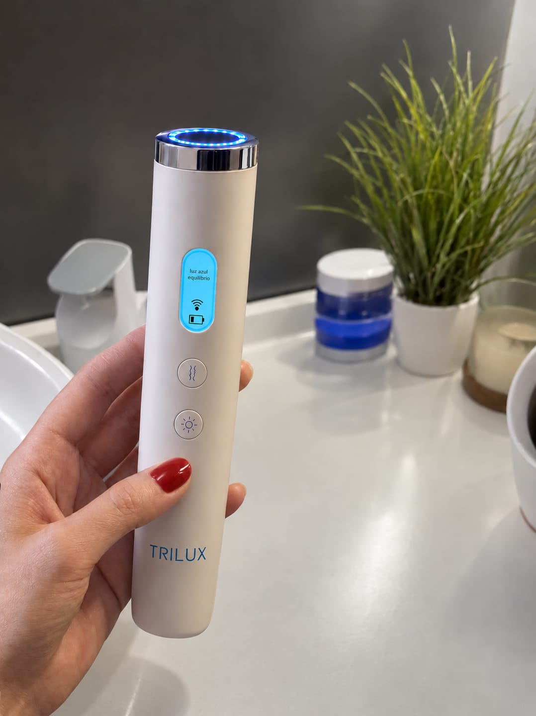 Customer photo review of At-Home LED Light Therapy Device