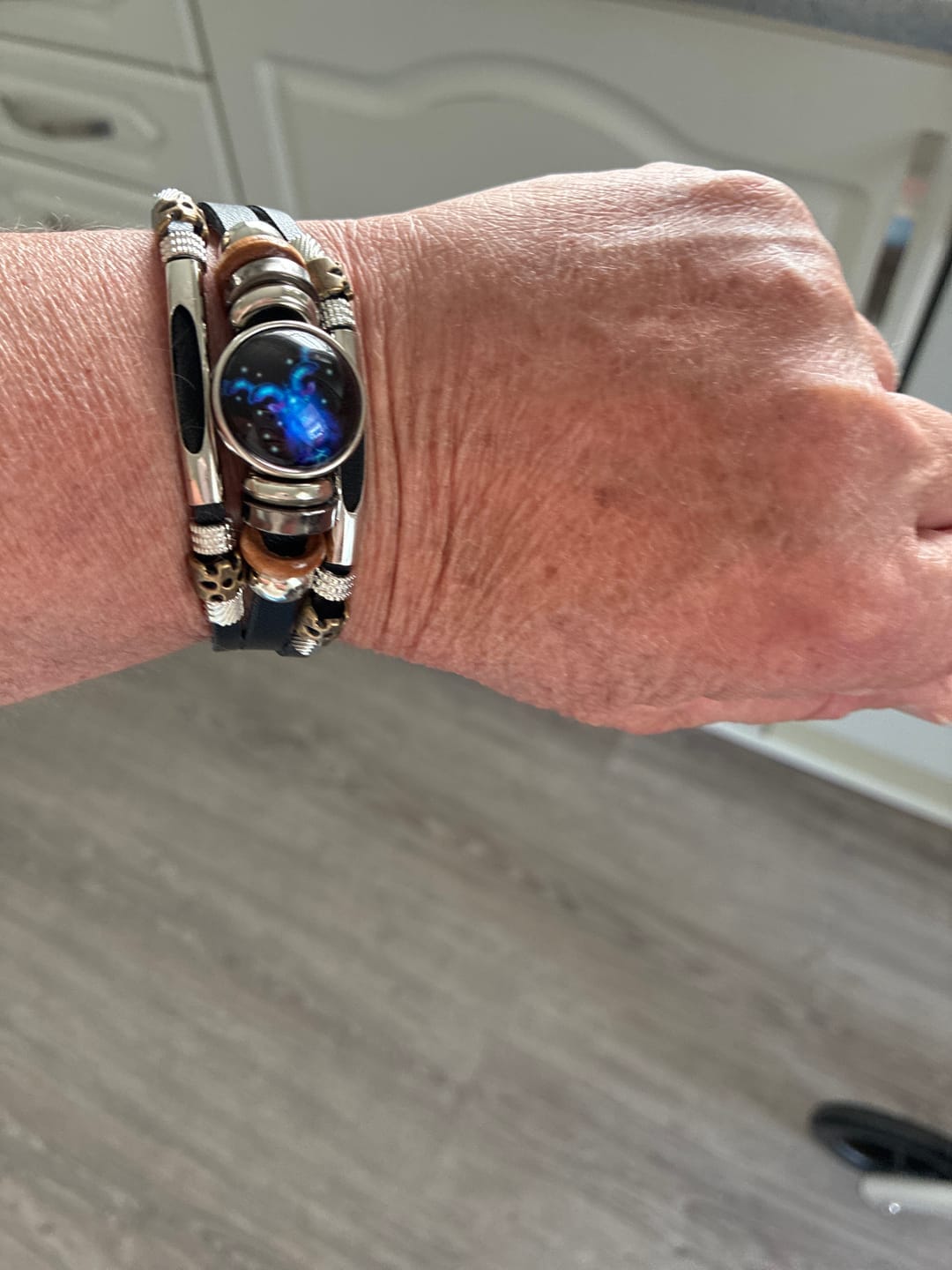 Customer photo review of Astrolumina™ zodiac glow bracelet