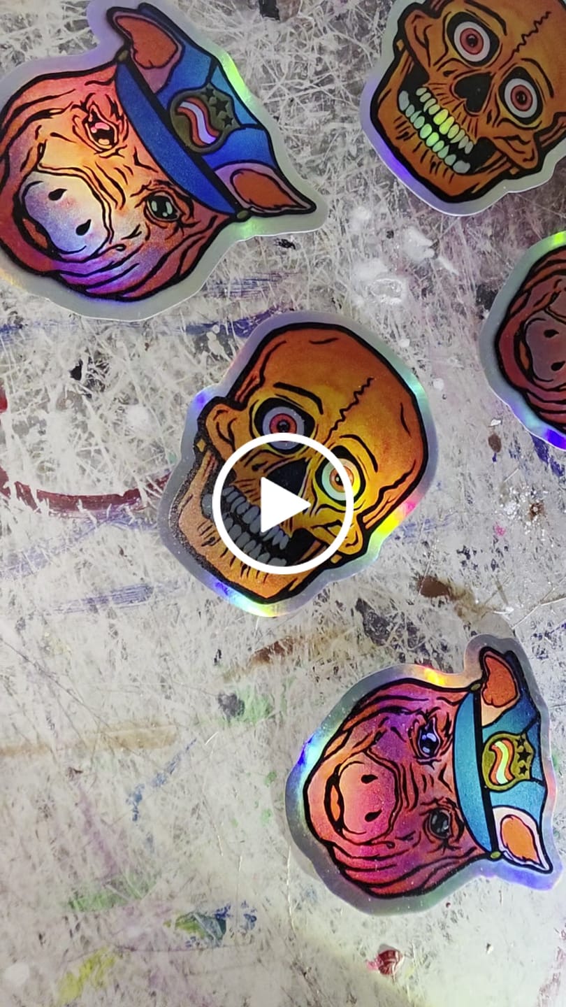 Customer video review of Print Custom Stickers