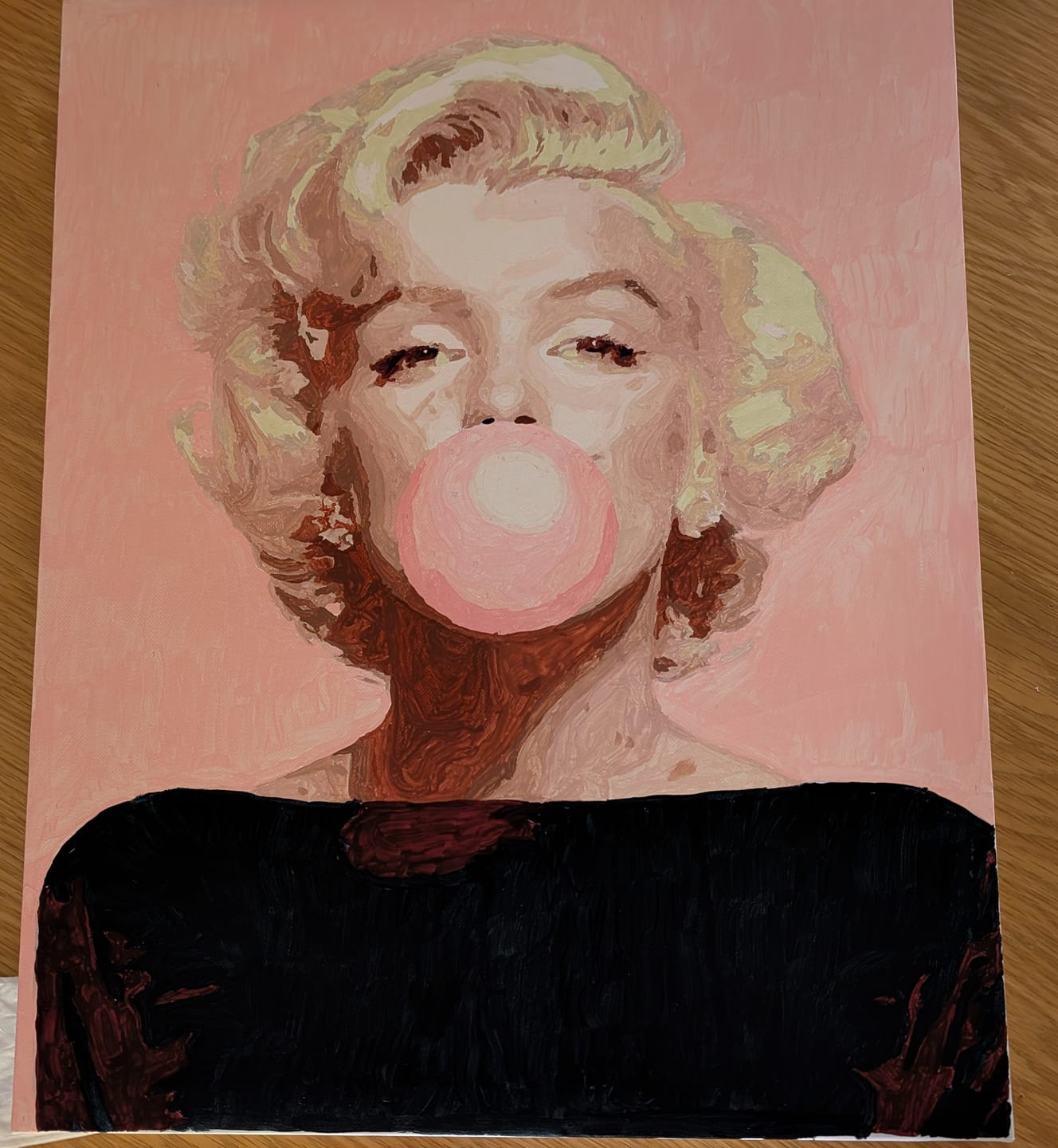 Customer photo review of Marilyn Monroe | Paint by Number