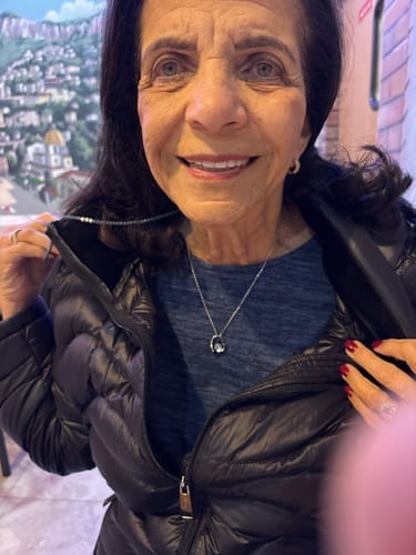 Customer photo review of To My Beautiful Wife Forever Love Necklace | Love of My Life Gift from Husband