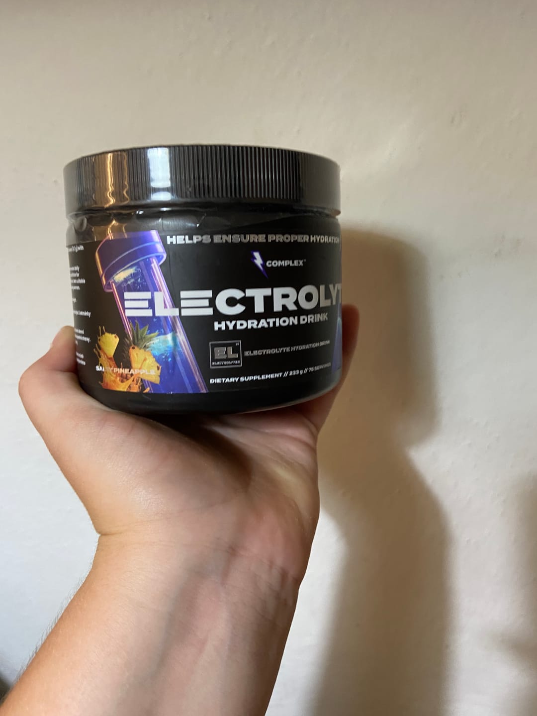 Customer photo review of Electrolyte Hydration Drink