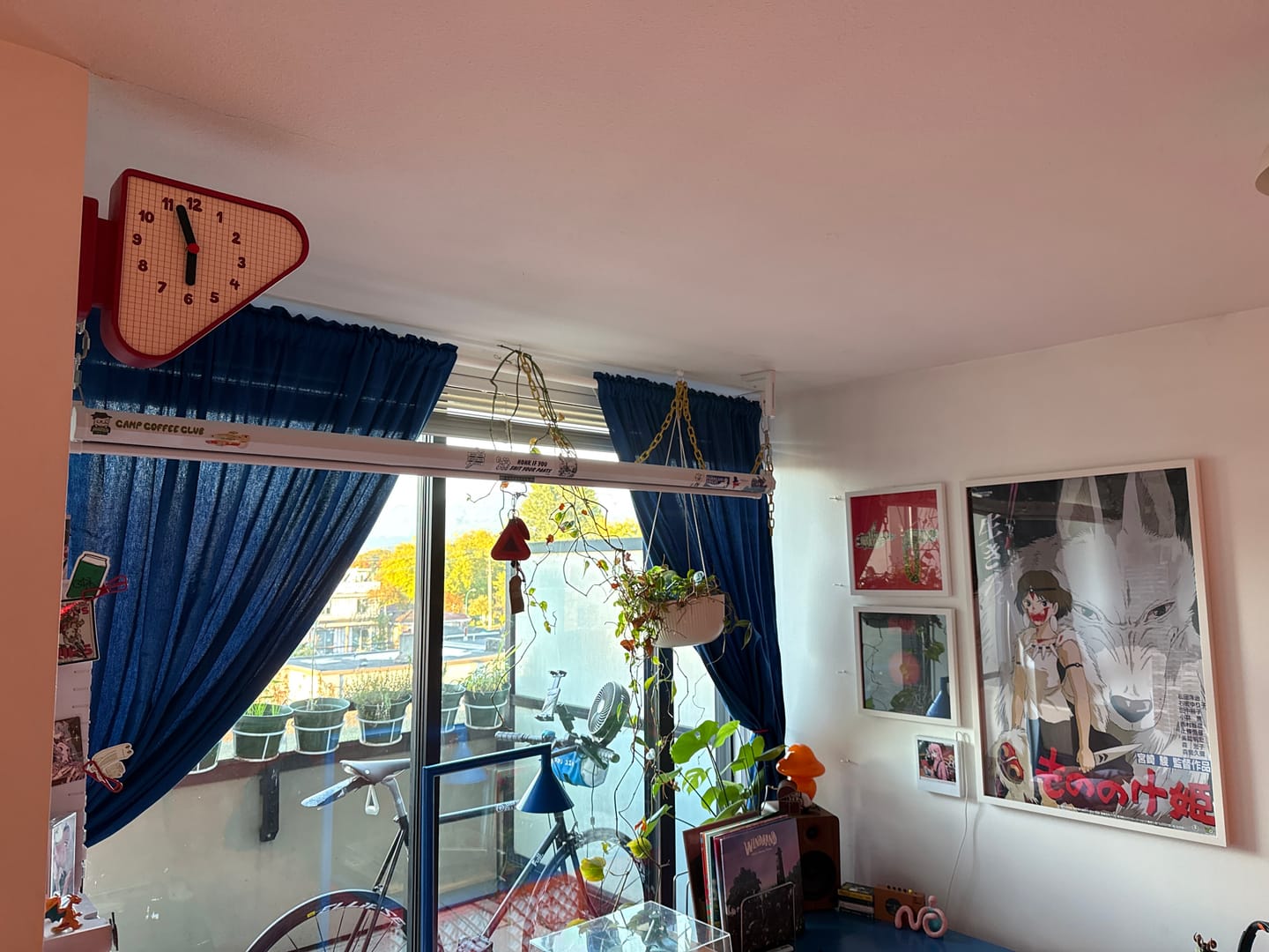 Customer photo review of Triangle Corner View Clock