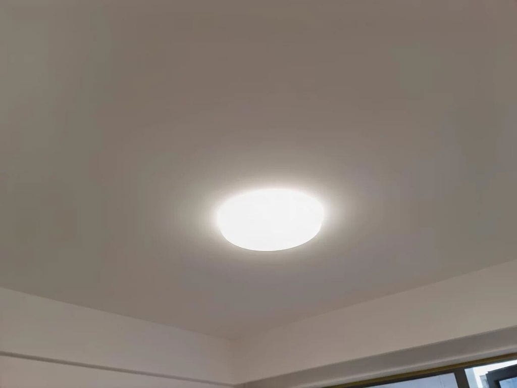 Customer photo review of Ceiling Light, Ultra-Low 7 cm Profile, Textured Shade, 38 cm