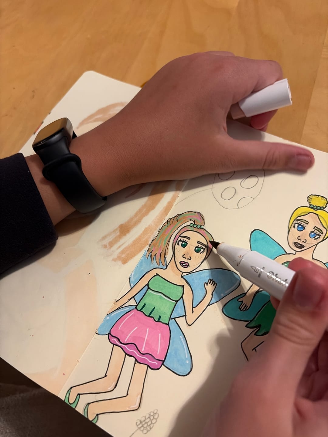Customer photo review of Ohuhu Honolulu B Y145 / E49 Individual Marker, Brush & Fine