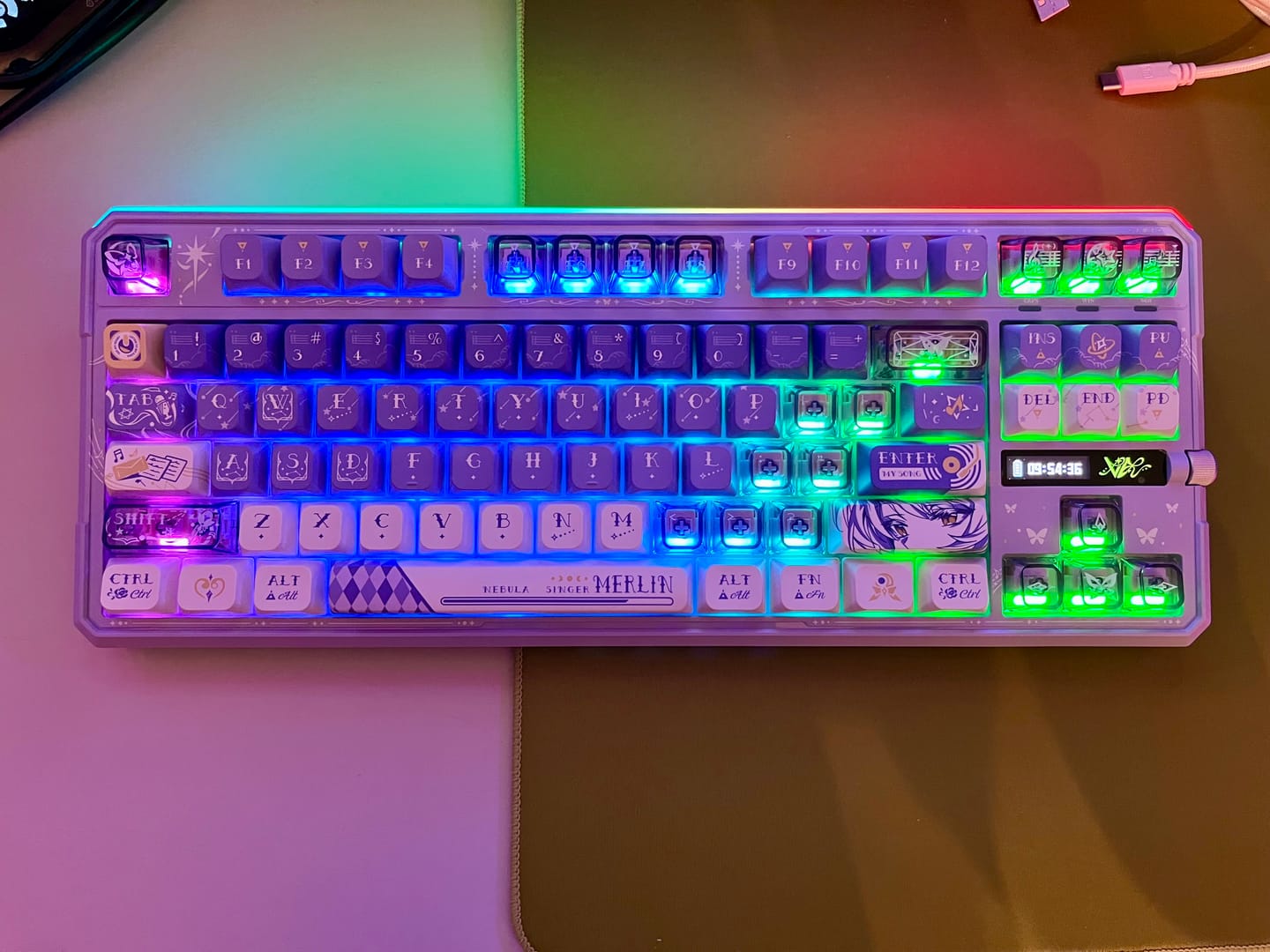 Customer photo review of Valkyrie VK 87 Max V2 Mekanik Klavye