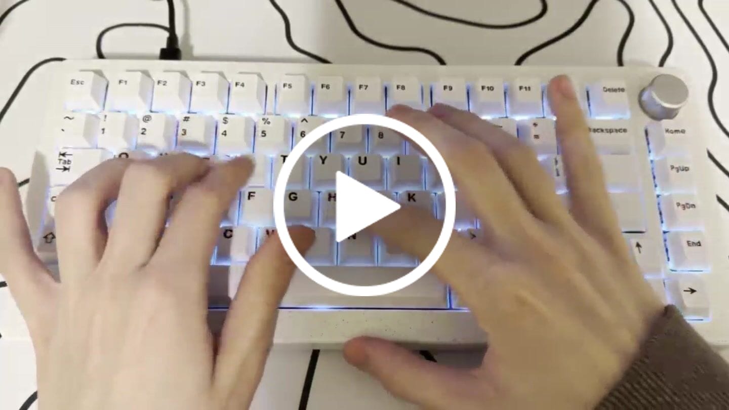 Customer video review of DrunkDeer A75 Pro - Wired Actuation Distance Adjustable HE Magnetic Switch Keyboard