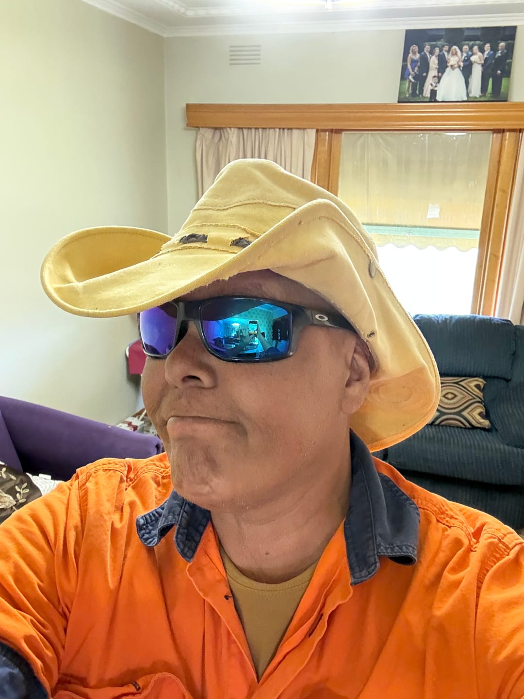 Customer photo review of Digger Hat: Has Travelled The Toughest Roads In Australia