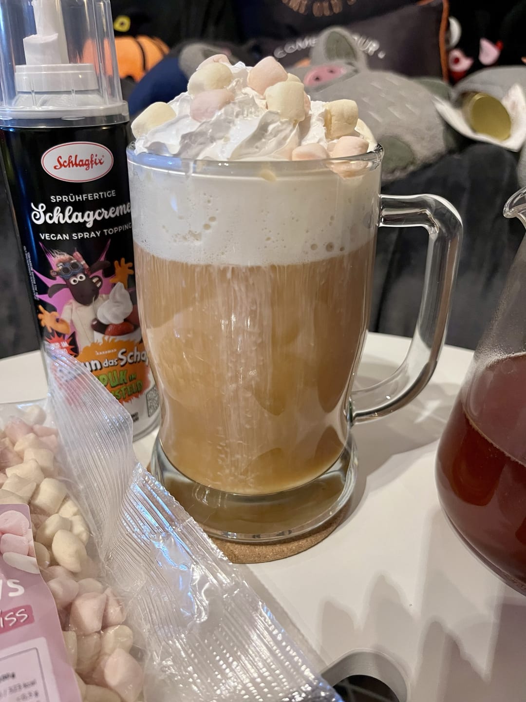 Customer photo review of XL Butterscotch Brew Glas