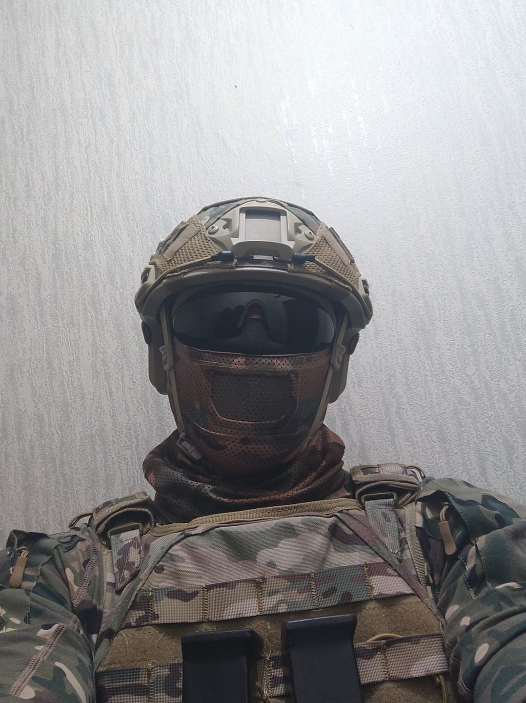 Customer photo review of Airsoft Head Protection Bundle