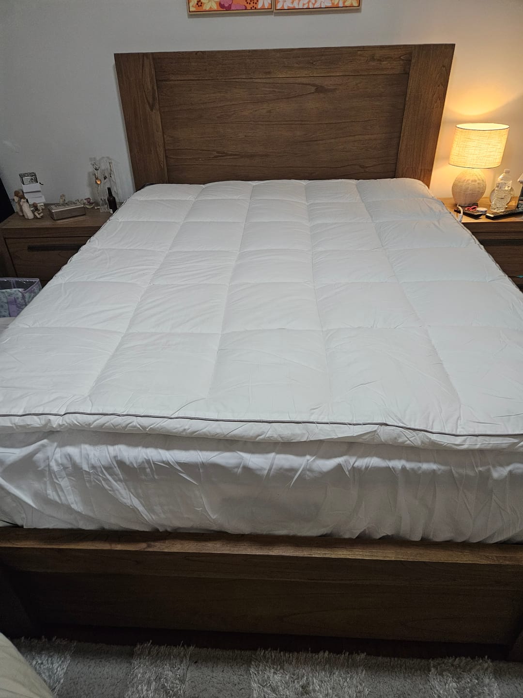 Customer photo review of Muscle Mat Luxury Mattress Topper