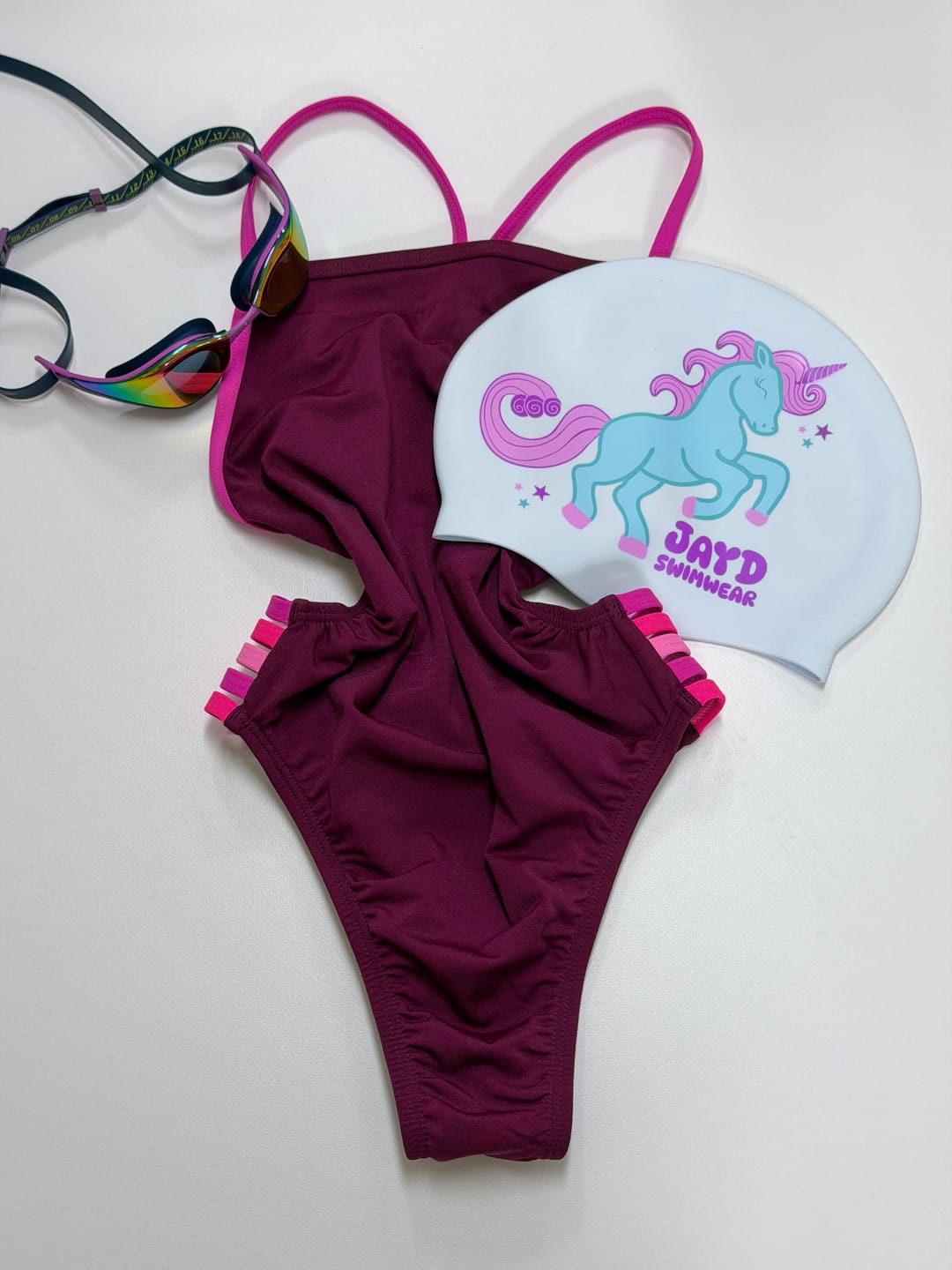 Customer photo review of LENNOX ONE PIECE - Sangria|Orchid