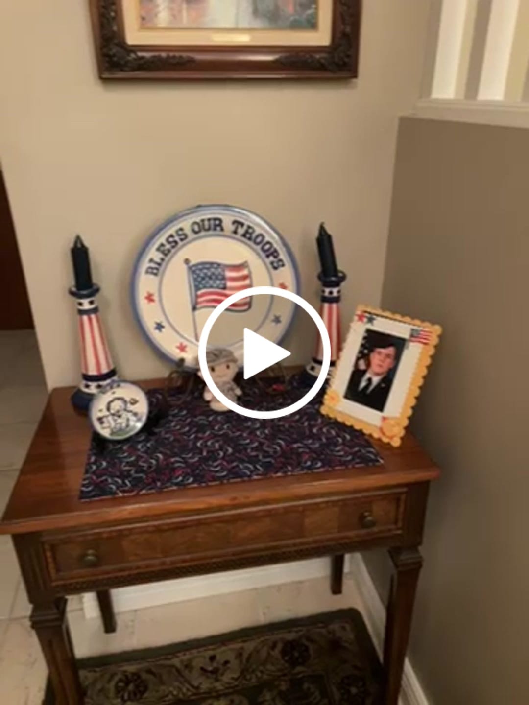 Customer video review of Stars & Stripes Candlestick Vase