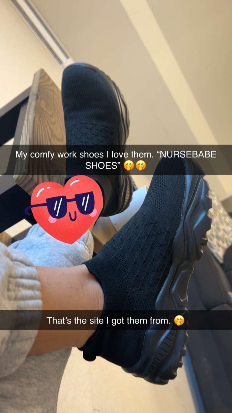 Customer photo review of Ortho Cloud Slip Ons 1.0 - Black