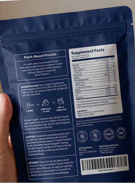 Customer photo review of Plant-Based Protein