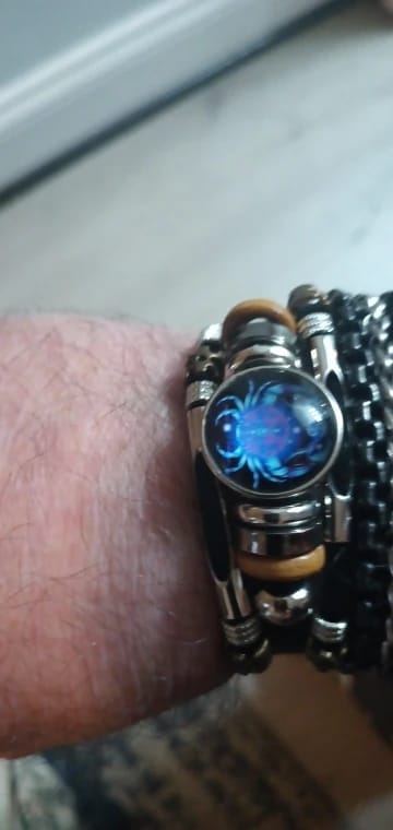 Customer photo review of Astrolumina™ zodiac glow bracelet