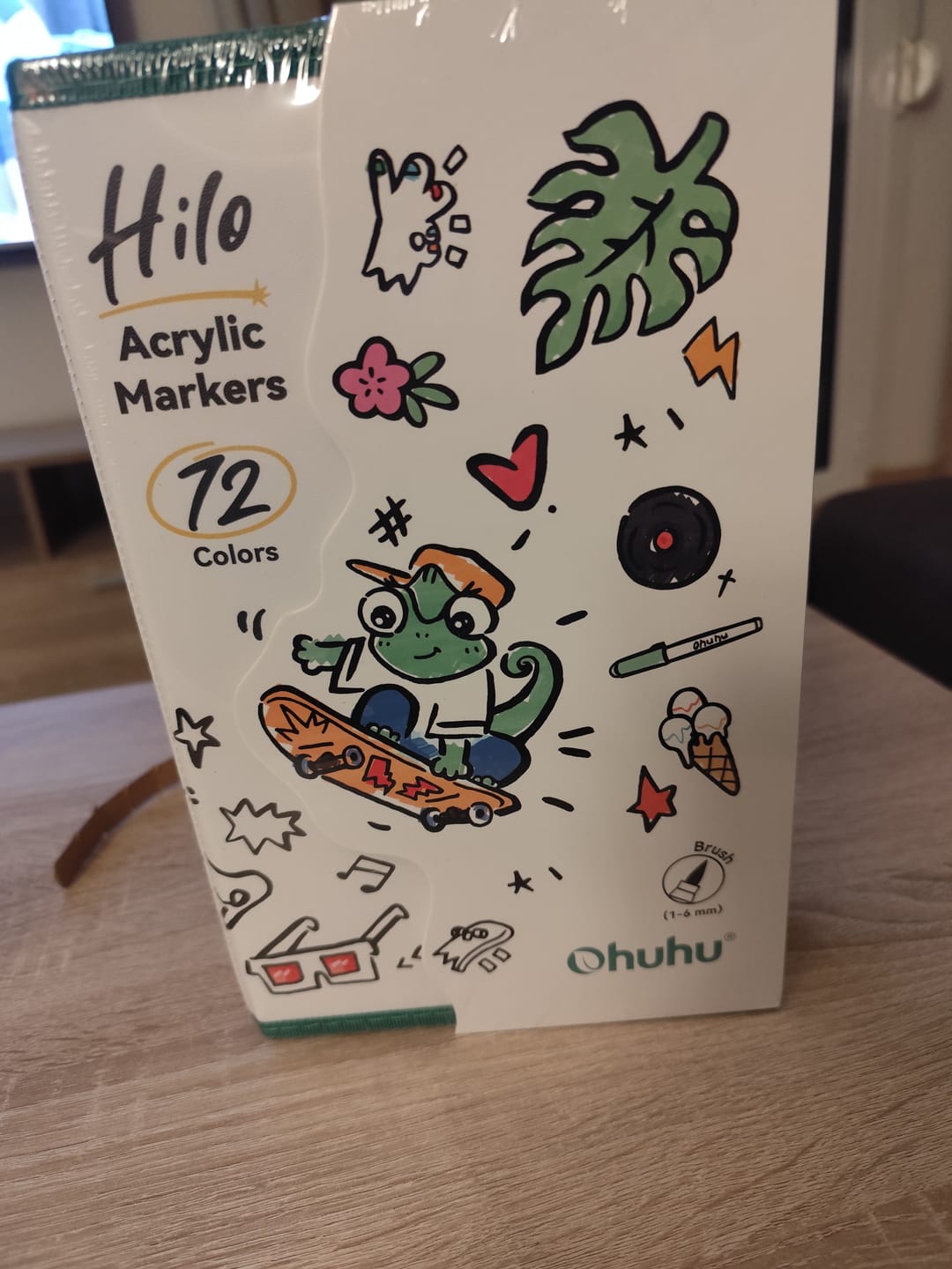 Customer photo review of Ohuhu Hilo Series Direct-ink Acrylic Paint Markers