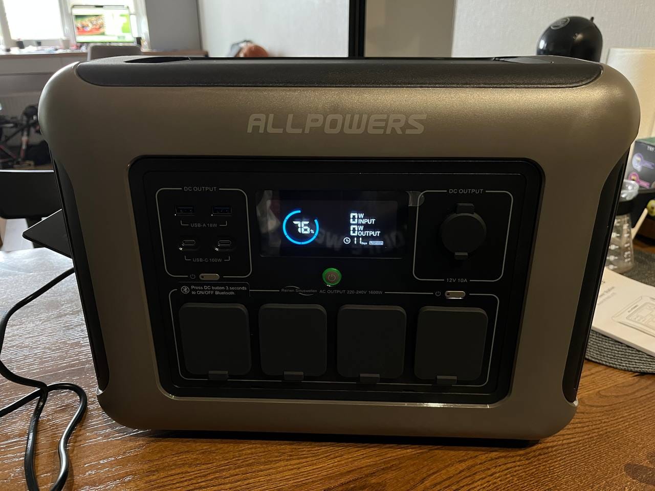 Customer photo review of ALLPOWERS R1500 LITE Portable Power Station 1600W 1056Wh