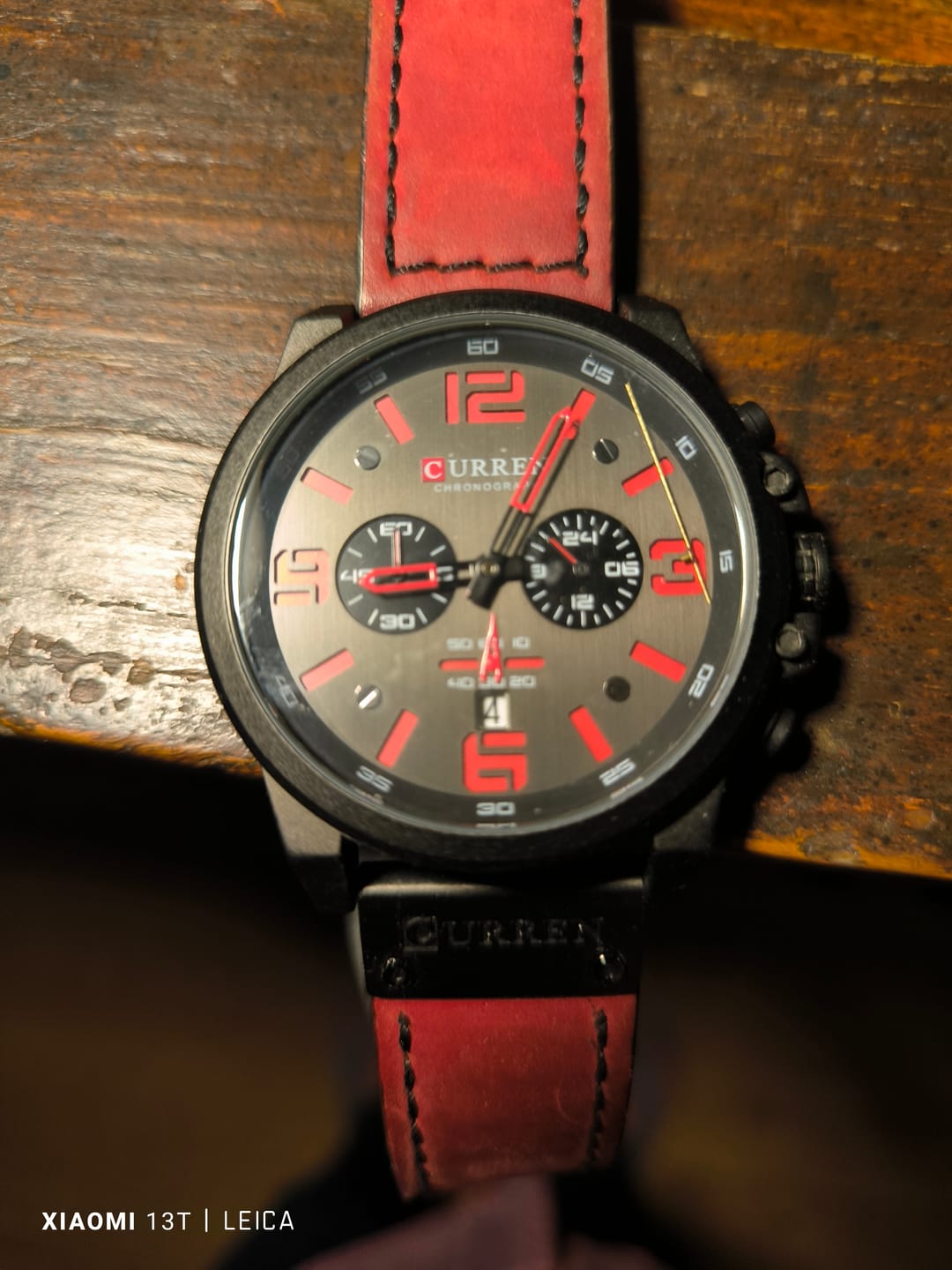 Customer photo review of Curren Sofia® orologio uomo pelle