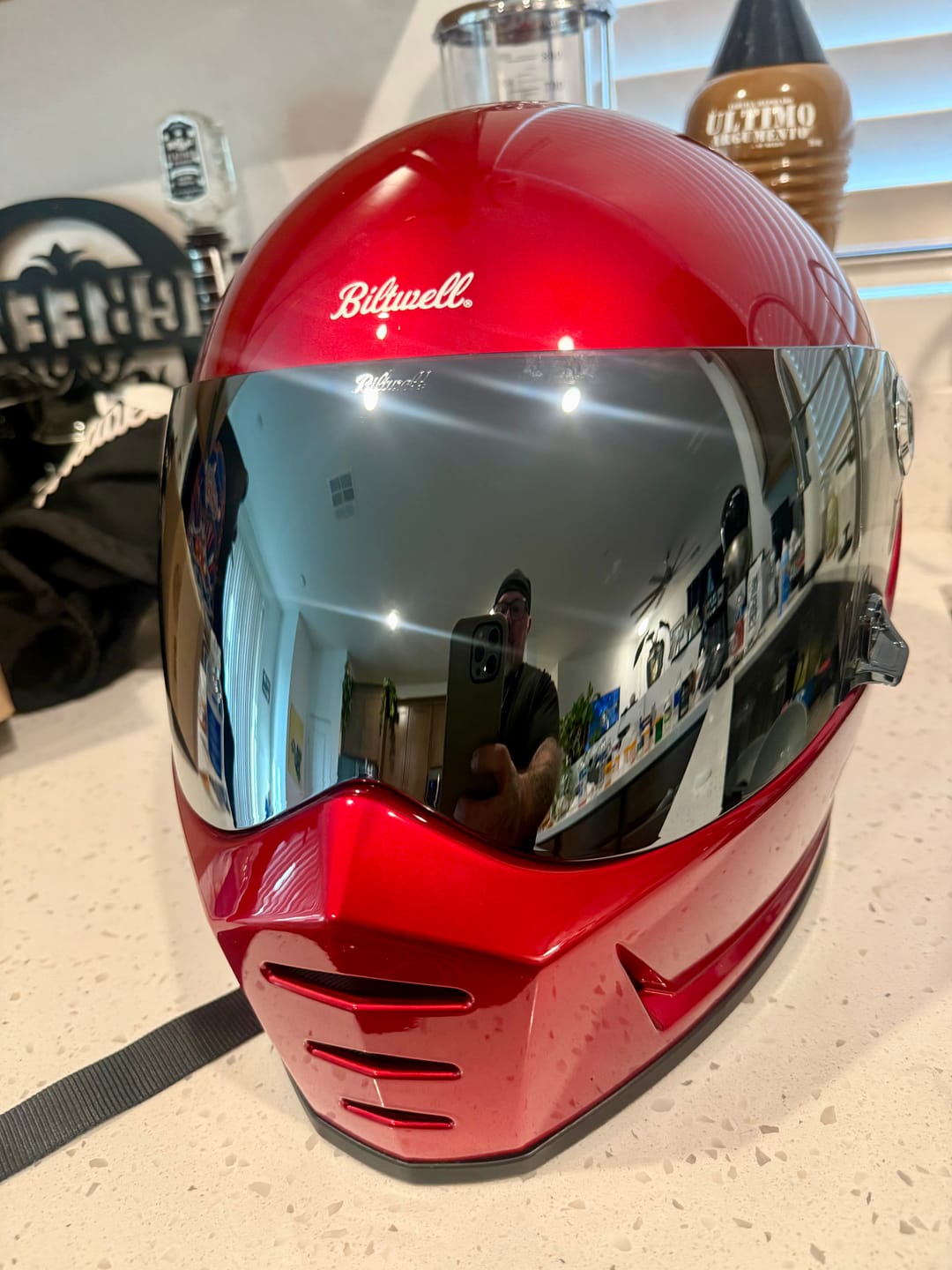 Customer photo review of Biltwell Lane Splitter Helmet