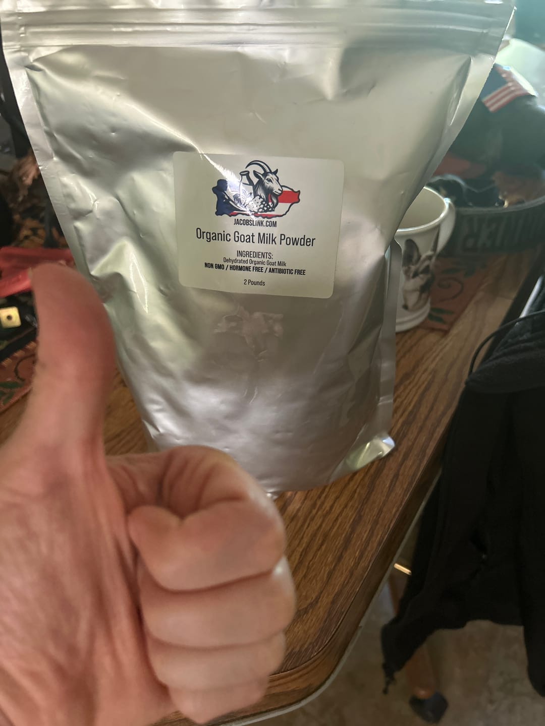 Customer photo review of Organic Goat Milk Powder