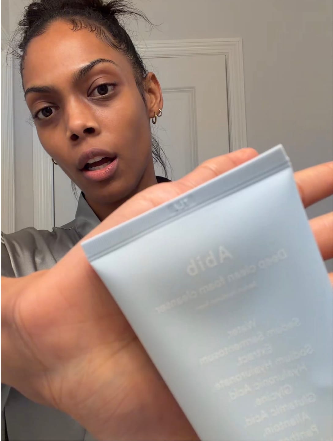 Customer photo review of Deep clean foam cleanser Sedum hyaluron foam