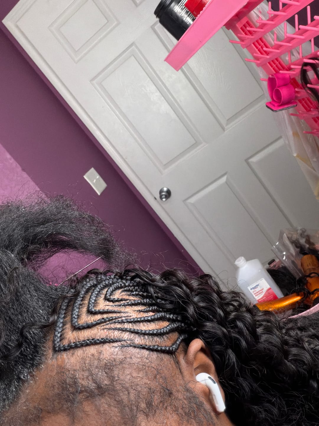Customer photo review of Deep Wave Bulk Hair Extensions for Braiding