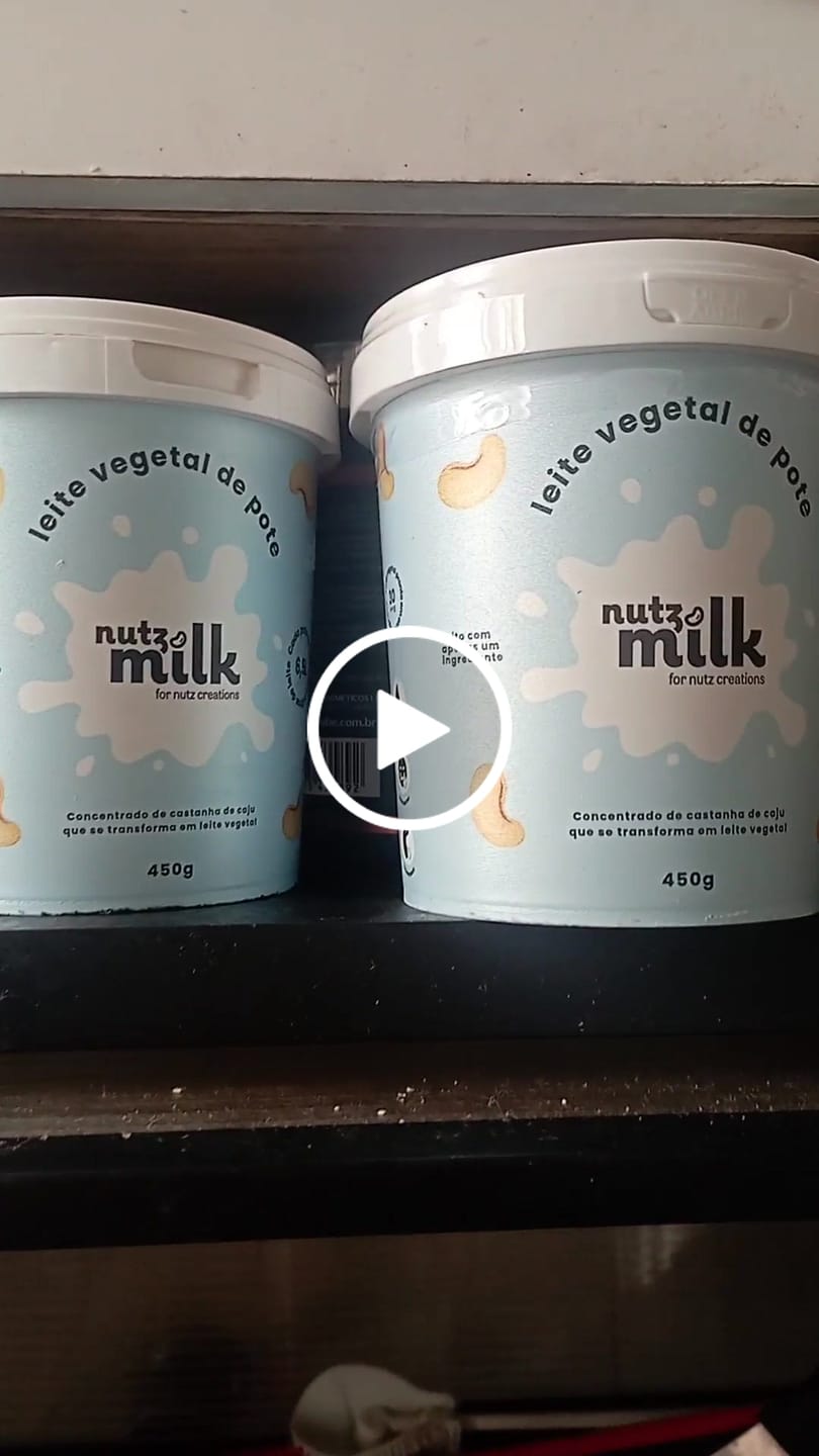 Customer video review of Kit 3 Unidades: Leite Vegetal NutzMilk  19,5L - Concentrado de Castanha de Caju