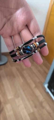 Customer photo review of Astrolumina™ zodiac glow bracelet