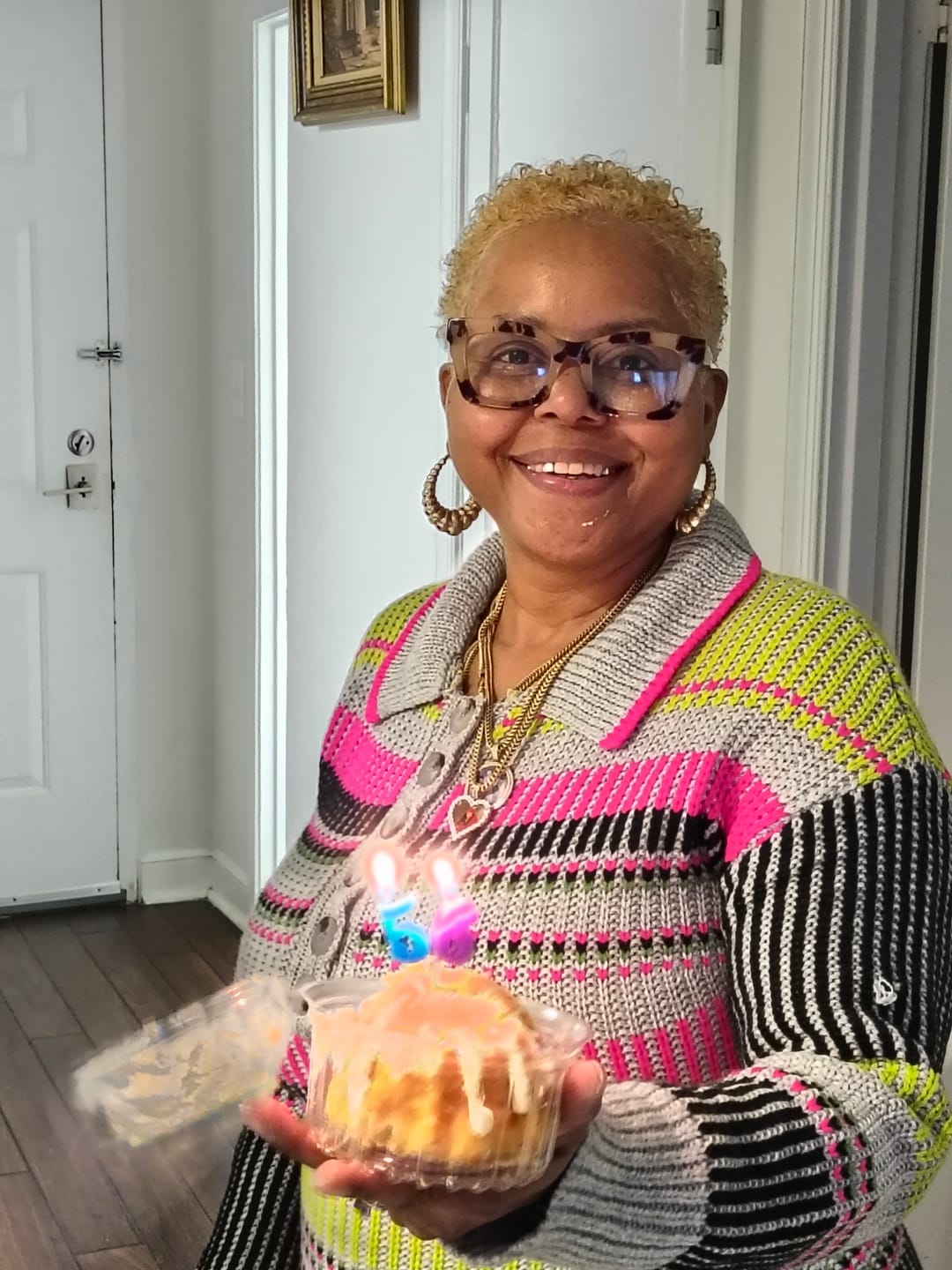 Customer photo review of Scalp Moisturizing Leave-In Treatment